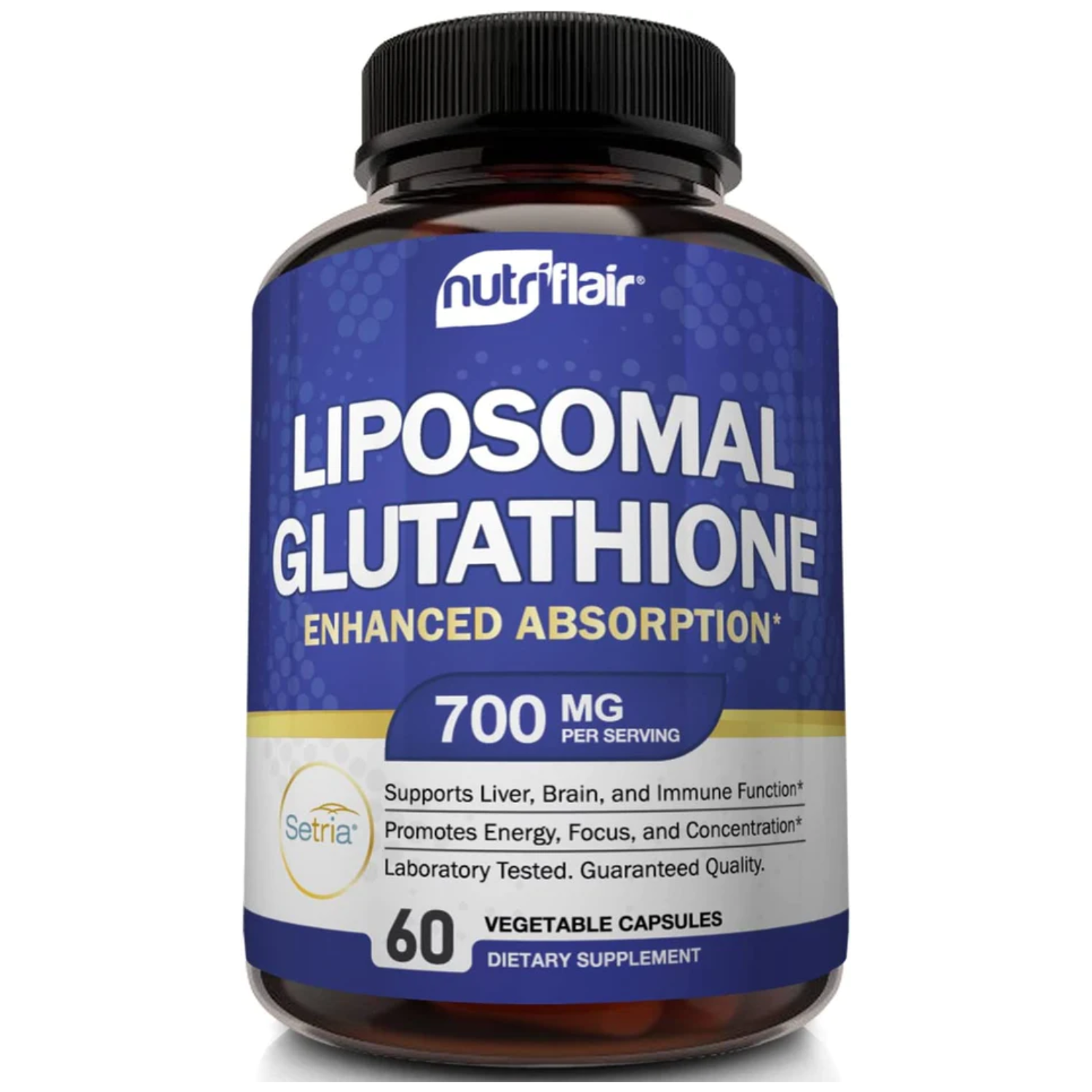 GLUTATIN LIPOSOMAL 700 MG 60 CAPSULAS VEGETALES NUTRIFLAIR GLUTATHION   Bexo Per