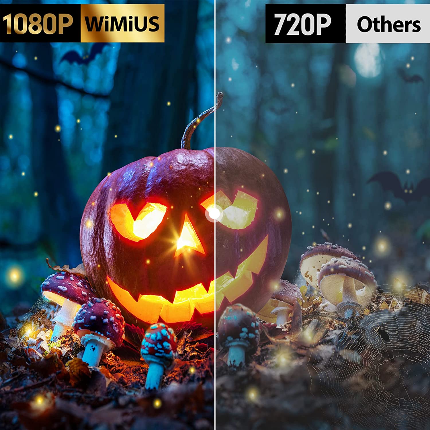 PROYECTOR PORTATIL MULTIMEDIA WIMIUS W6 400 LUMENS ANSI 300 PULGADAS