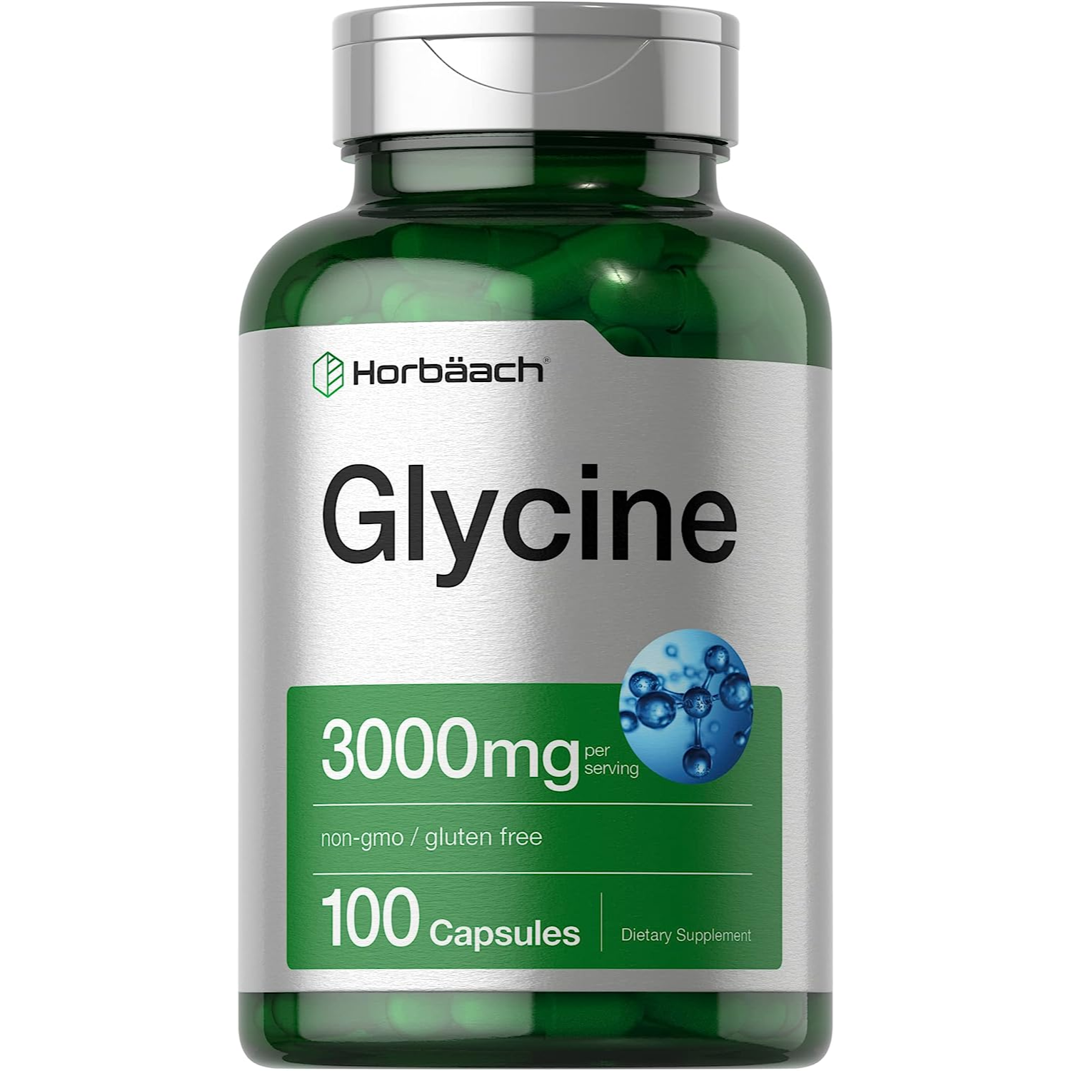 GLICINA HORBAACH 3000 MG 100 CAPSULAS