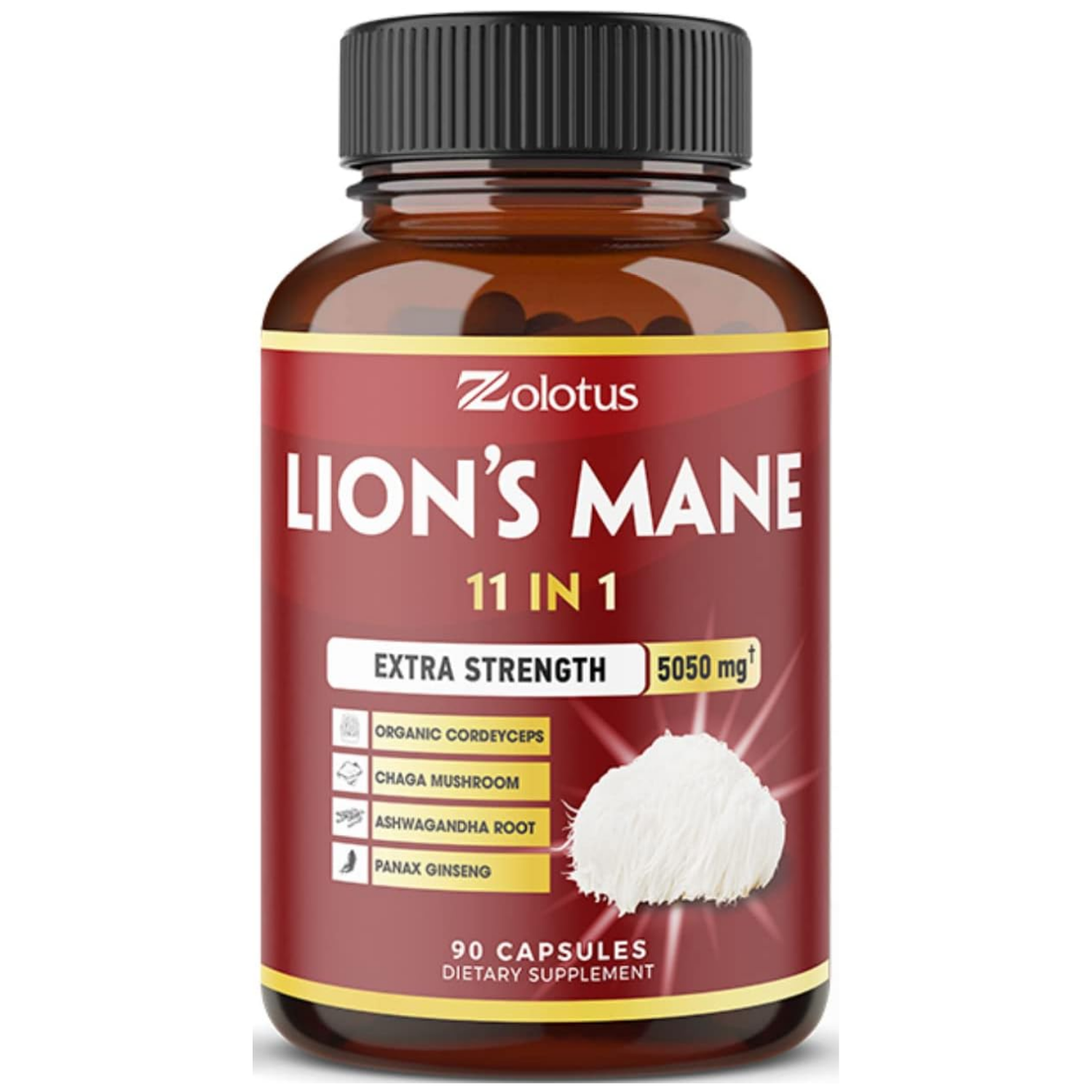 MELENA DE LEON 11 EN 1 5050 MG 90 CAPSULAS ZOLOTUS LIONS MANE