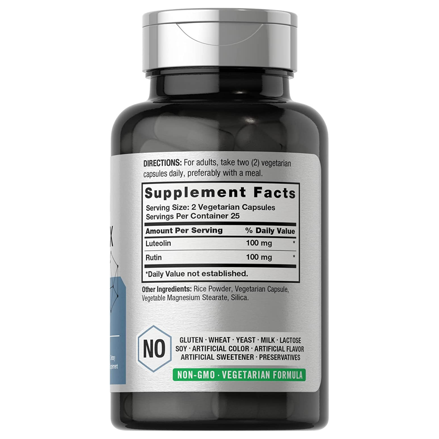 LUTEOLIN COMPLEX COMPLEJO DE LUTEOLINA 200 MG 50 CAPSULAS VEGETALES SIN GMO HORBAACH