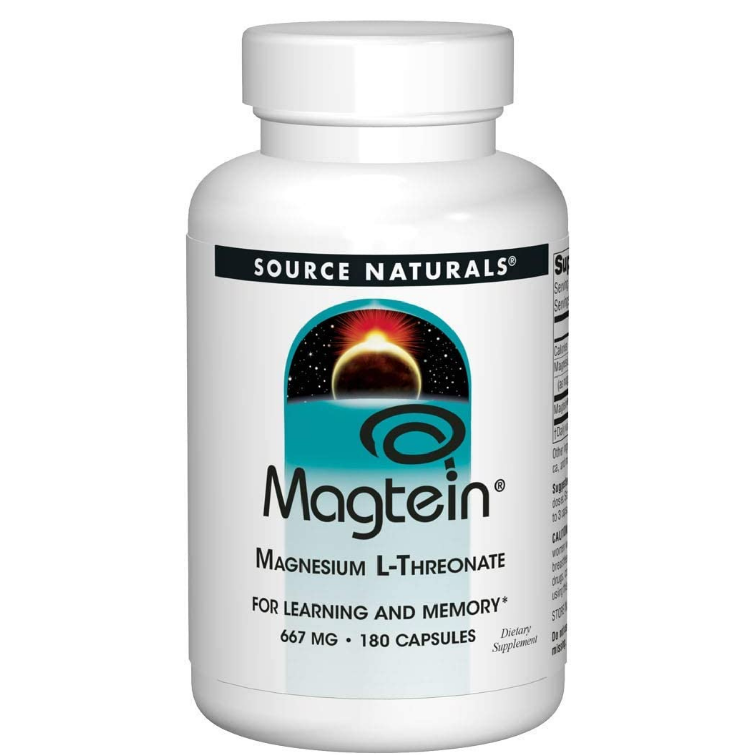 TREONATO DE MAGNESIO 667 MG 180 CAPSULAS SOURCE NATURALS