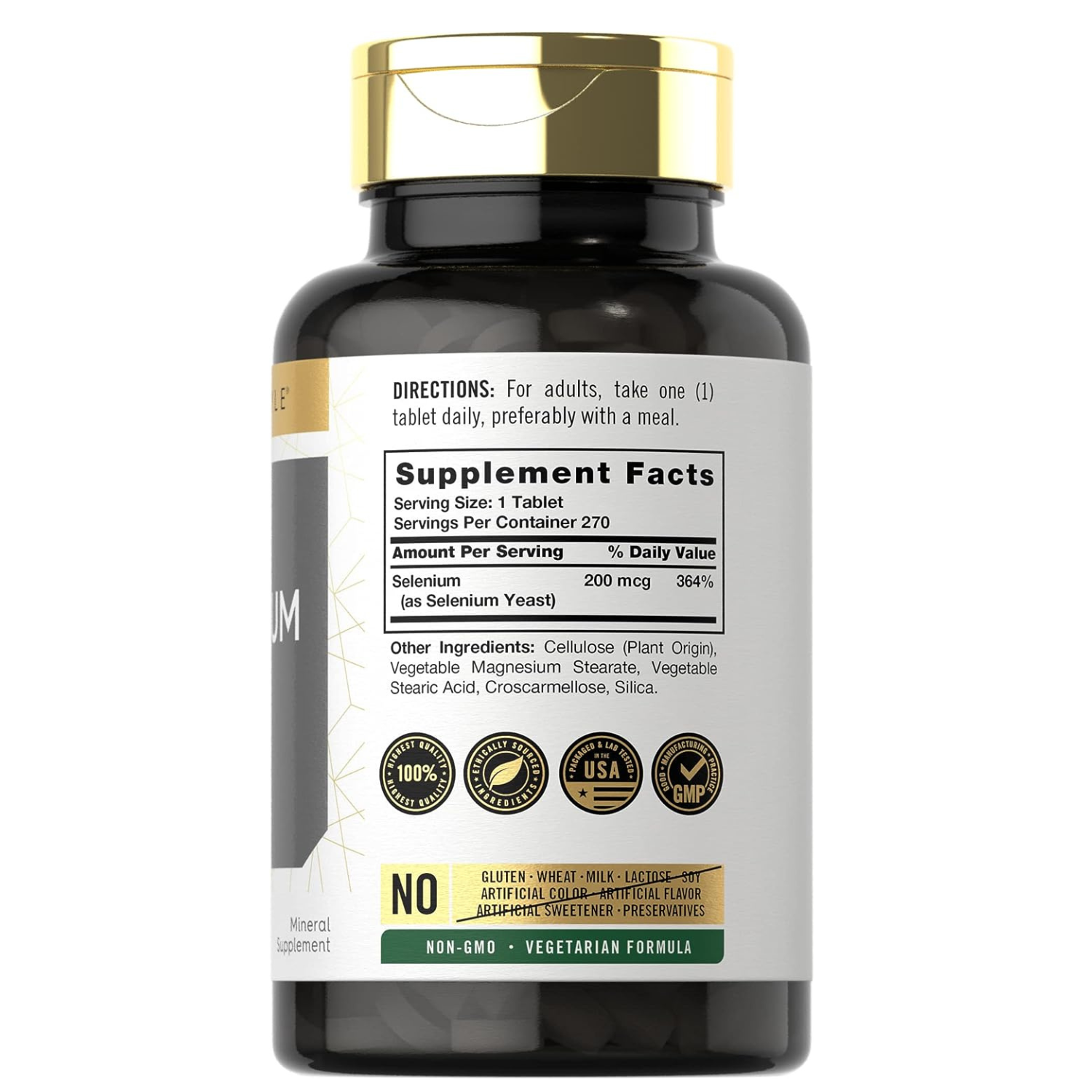 SELENIO CARLYLE 200 MCG 270 TABLETAS SIN GMO