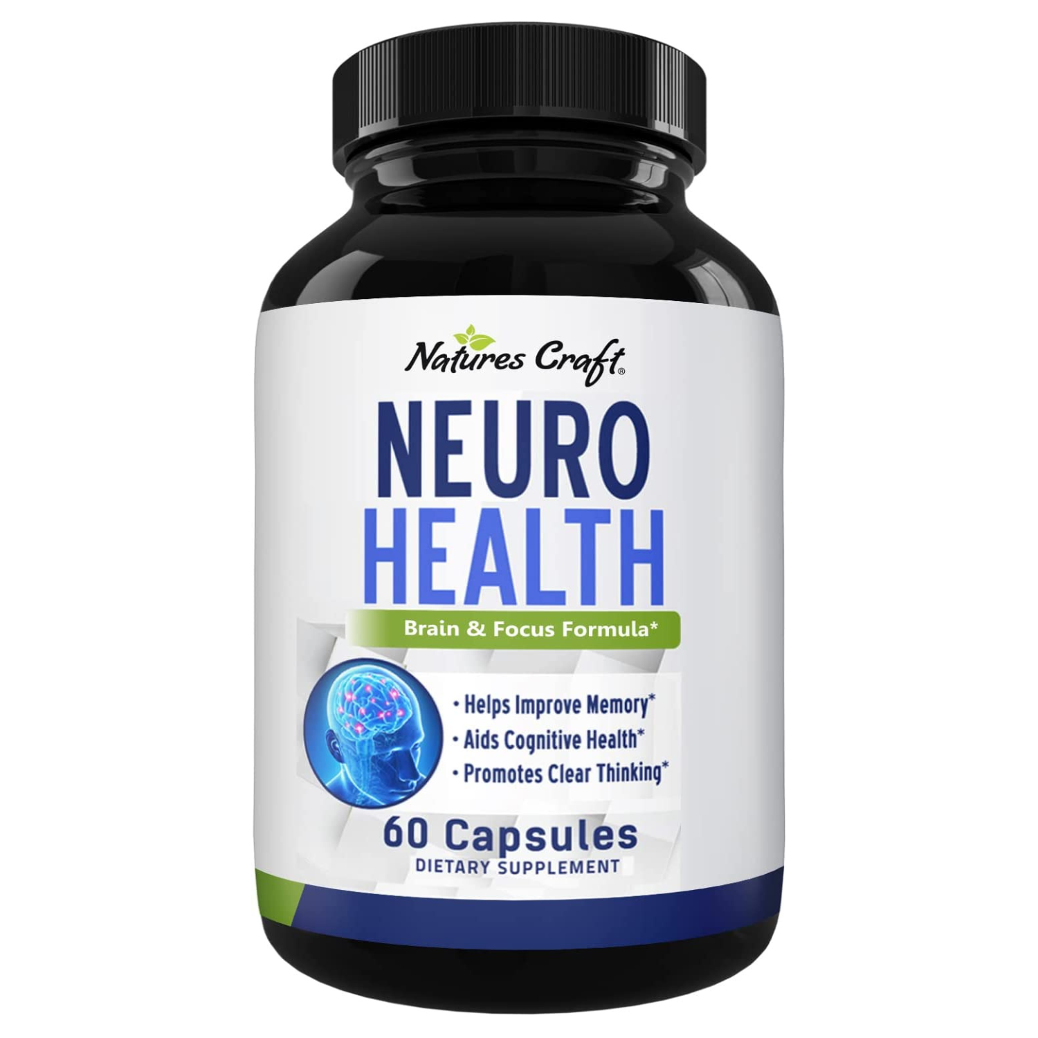 NEURO HEALTH 1003 MG (VITAMINA A 122 MCG CON VITAMINA B6 12 MG Y VITAMINA C 125 MG) 90 CAPSULAS NATURES CRAFT