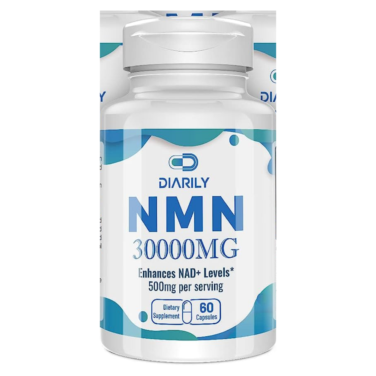 NMN MONONUCLEÓTIDO DE NICOTINAMIDA 500 MG 60 CAPSULAS DIARILY