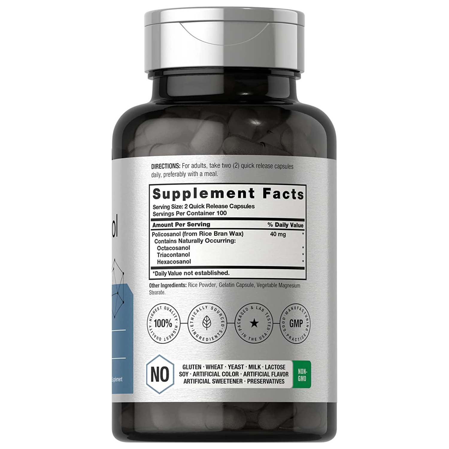 POLICOSANOL 40 MG 200 CAPSULAS HORBAACH