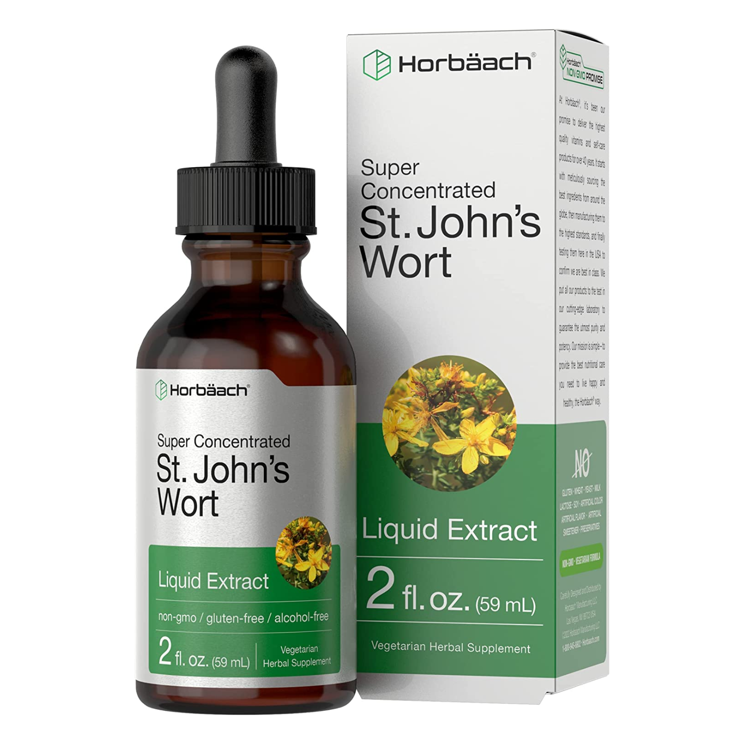 ST JHONS WORT HIERBA DE SAN JUAN 59 ML SIN GMO HORBAACH
