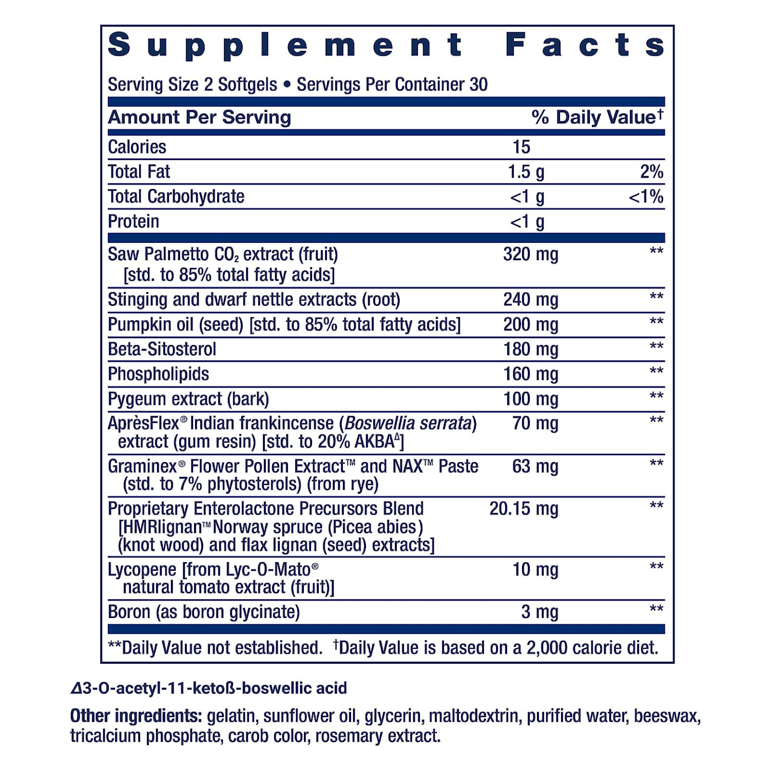 ULTRA PROSTATA FORMULA 1366 60 CAPSULAS BLANDAS LIFE EXTENSION