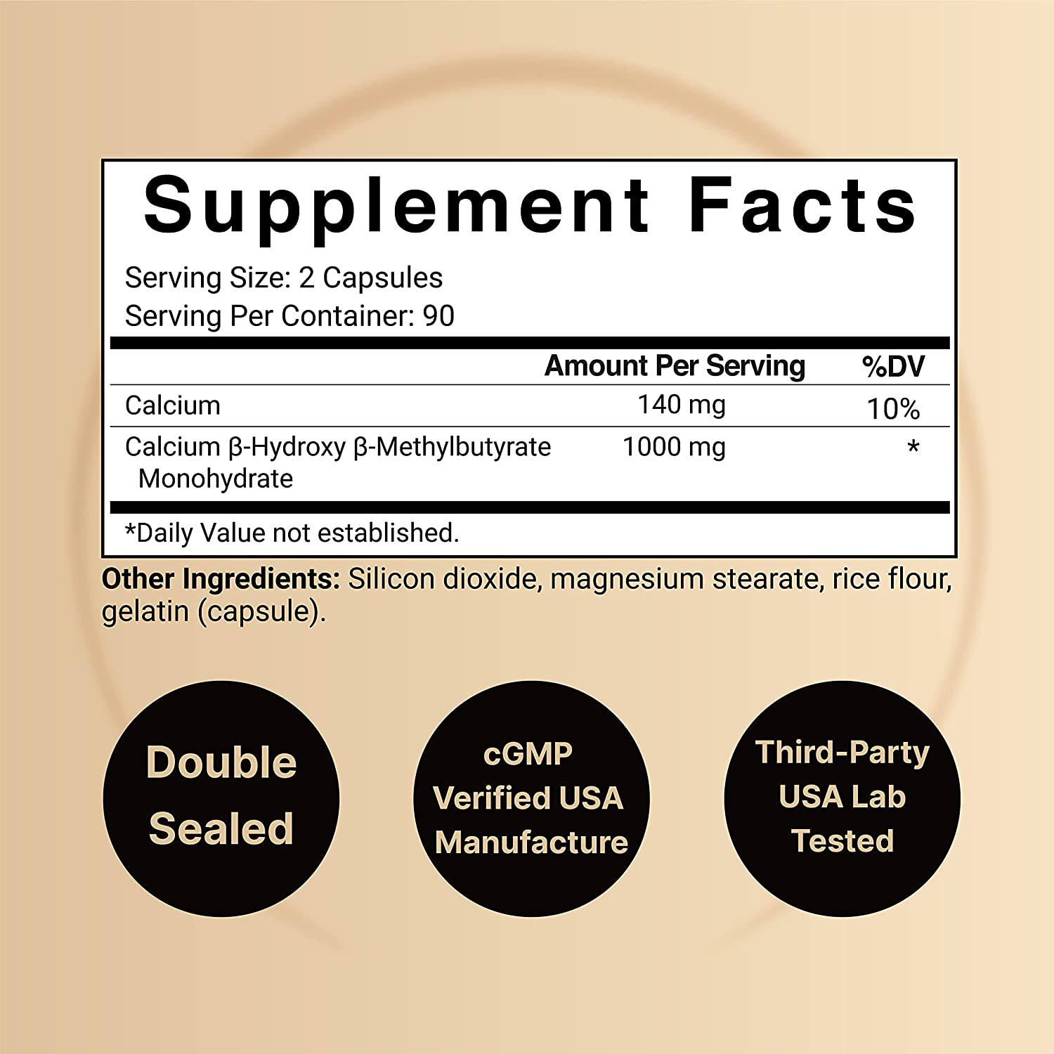 HMB NATUREBELL 1,000 MG CON CALCIO 140 MG 180 CAPSULAS