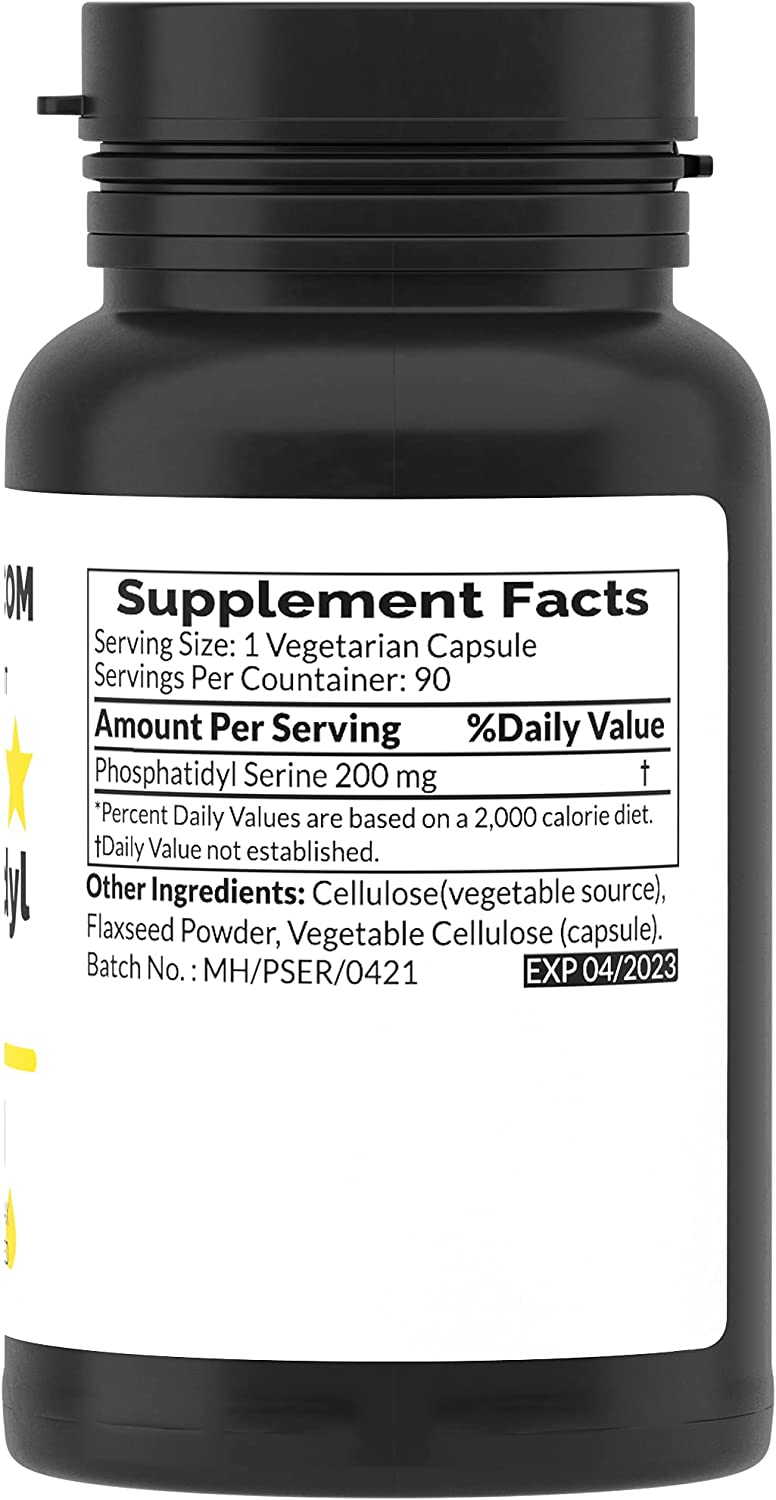 FOSFATIDIL SERINA 200 MG 90 CAPSULAS MONOHERB PHOSPHATIDYL SERINE