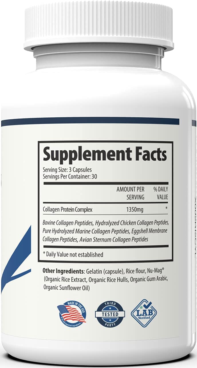 COLAGENO HIDROLIZADO 1350 MG 90 CAPSULAS I BODY