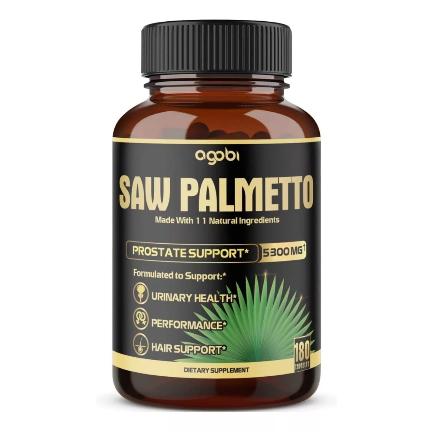 SAW PALMETTO 5300 MG 180 CAPSULAS AGOBI