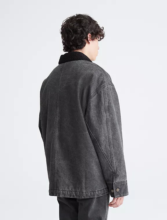 Sherpa Denim Chore Coat