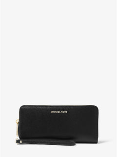 Leather Continental Wristlet