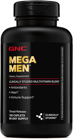 MULTIVITAMÍNICO MEGA MEN GNC 3,395 MCG 180 TABLETAS