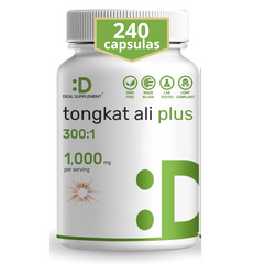 TONGKAT ALI PLUS 1100 MG 240 CAPSULAS SIN GMO DEAL SUPPLEMENTS