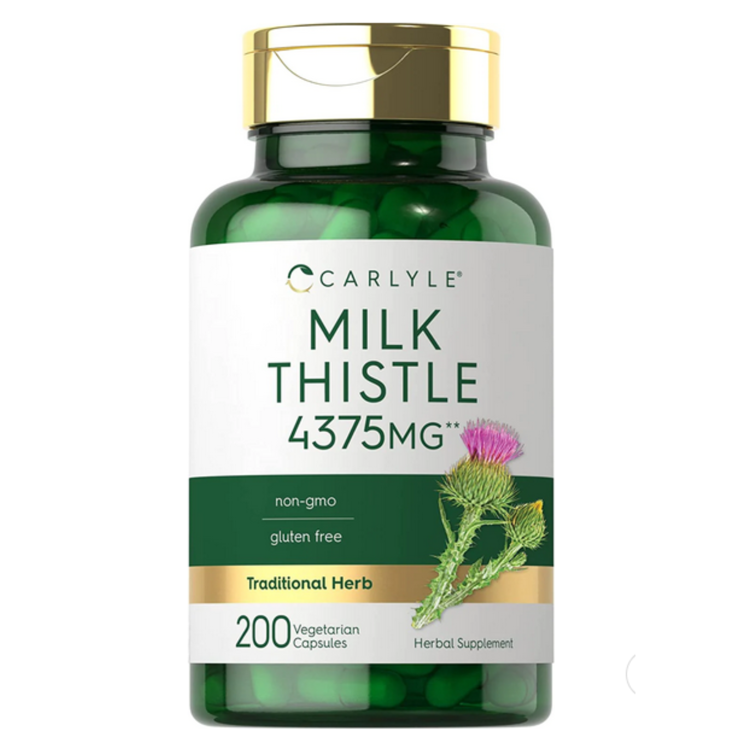 CARDO MARIANO CARLYLE 4375 MG 200 CAPSULAS MILK THISTLE