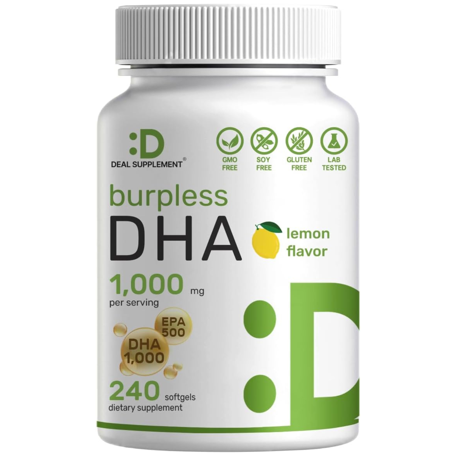 FISH OIL OMEGA 3 2000 MG CON EPA 500 MG Y DHA 1,000 MG 240 CAPSULAS BLANDAS DEAL