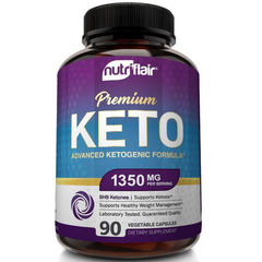 KETO 1350 MG  NUTRIFLAIR 90 CAPSULAS VEGANO NO GMO