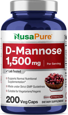 D MANOSA NUSAPURE 1,500 MG 200 CAPSULAS