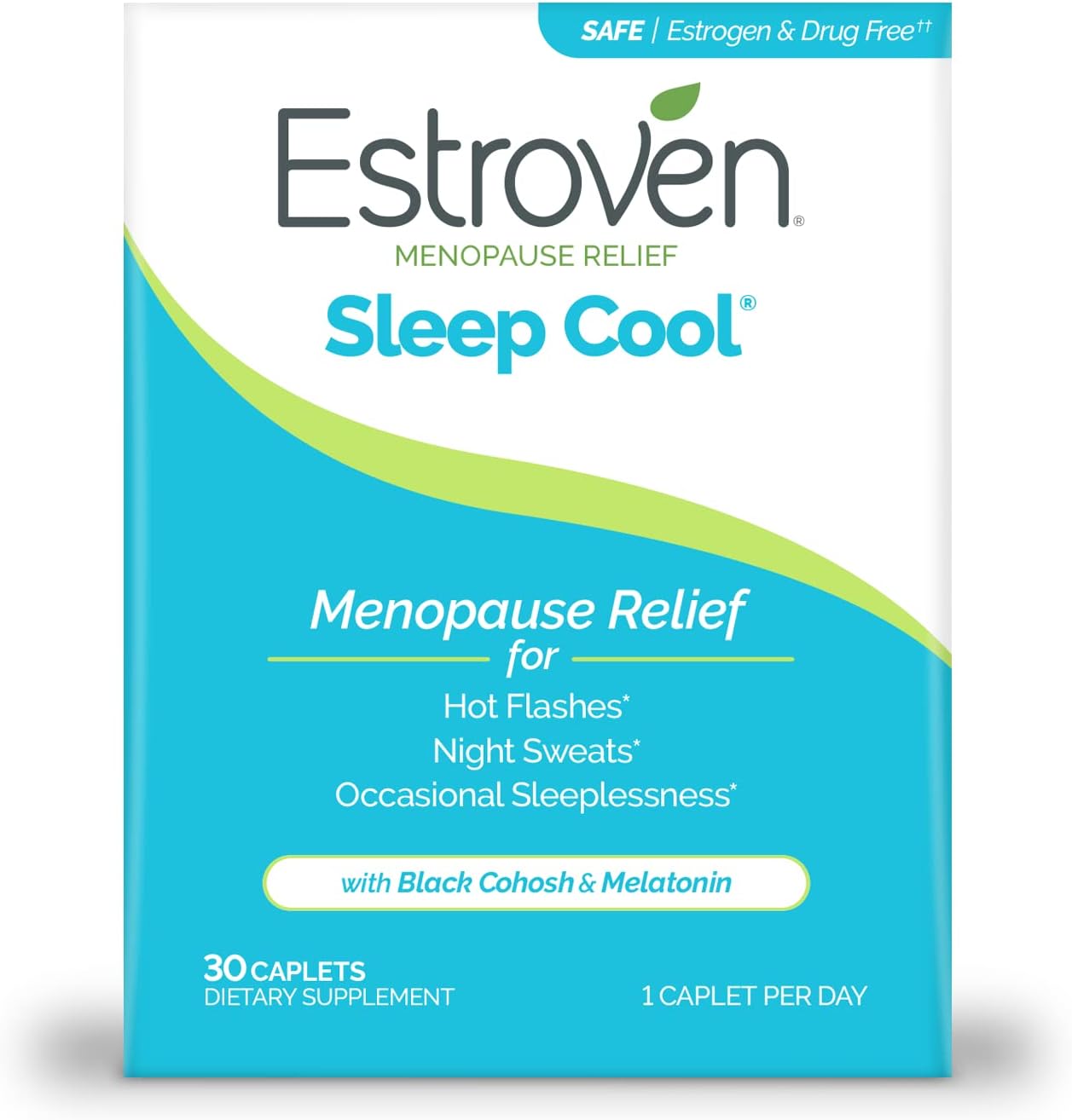 ALIVIO DE LA MENOPAUSIA DURMIENDO FRESCO 210 MG 30 TABLETAS ESTROVEN SLEEP COOL MENOPAUSE RELIEF