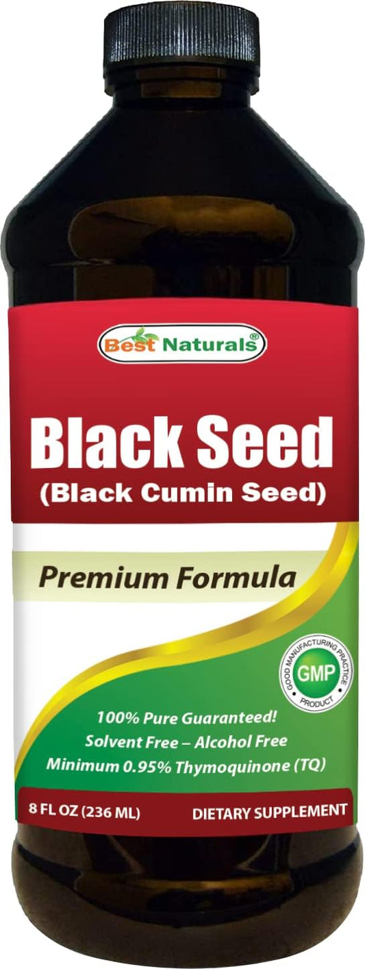 COMINO NEGRO A 5000 MG 236 ML ACEITE DE BLACK SEED OIL BEST NATURALS
