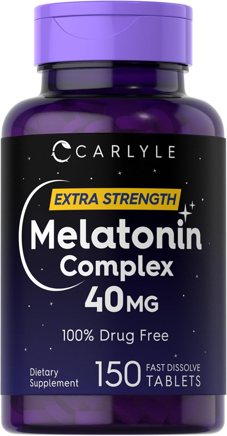 MELATONINA COMPLEX 40 MG  CARLYLE 150 TABLETAS NO GMO