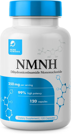 NMNH MONONUCLEÓTICO DE DIHIDRONICOTINAMIDA 250 MG 120 CÁPSULAS PRIME POWDERS