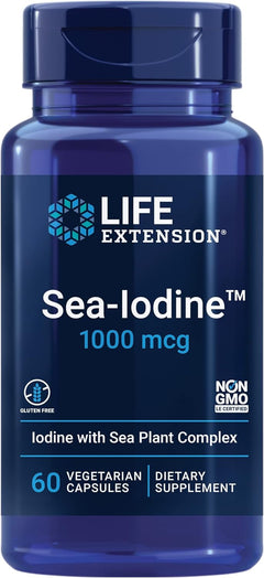 YODO DE MAR  1000 MCG 60 CAPSULAS LIFE EXTENSION SEA IODINE