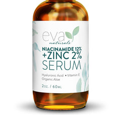 SERUM NIACINAMIDA 12% + ZINC 2% + ÁCIDO HIALURONICO 60 ML USA EVA NATURALS