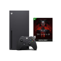 Xbox Series X – Diablo® IV Bundle – Includes Diablo® IV and bonus in-game content – 1TB SSD Gaming Console – 4K Gaming – 4K Streaming – Carbon Black