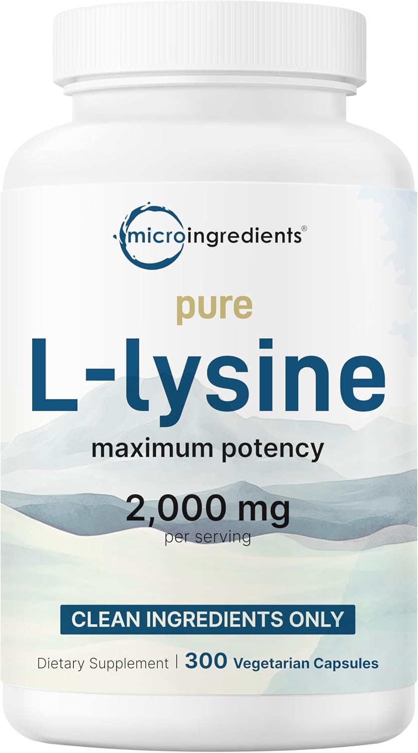 LISINA 2000 MG MICROINGREDIENTS 300 CAPSULAS VEGETALES NO GMO