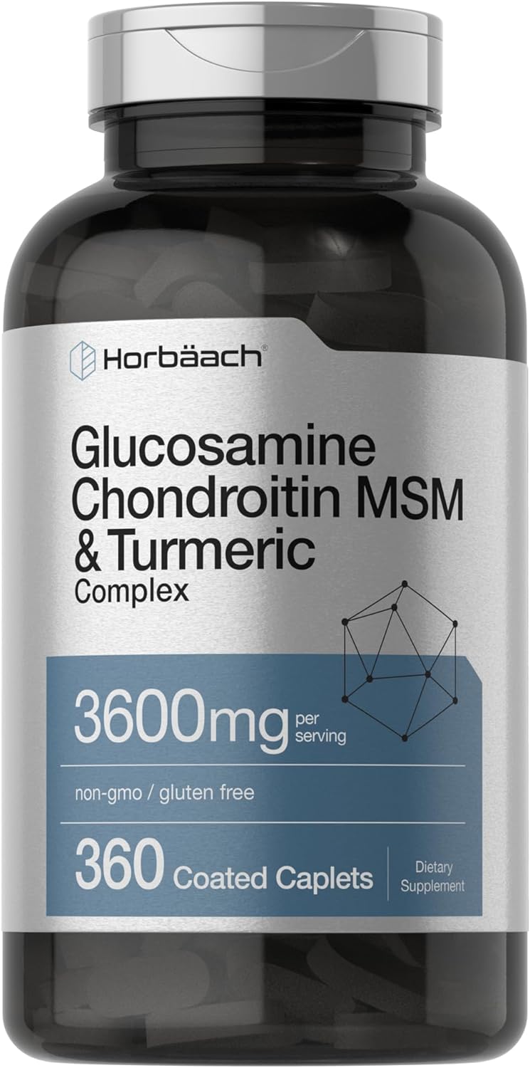 GLUCOSAMINA CONDROITINA 3,600 MG HORBAACH 360 TABLETAS NO GMO