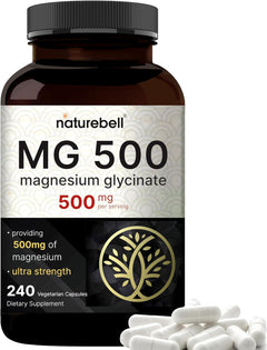 GLICINATO DE MAGNESIO NATUREBELL 500 MG 240 CAPSULAS VEGETALES