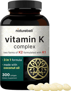 VITAMINA K COMPLEJO NATUREBELL 2600 MCG 300 CAPSULAS BLANDAS