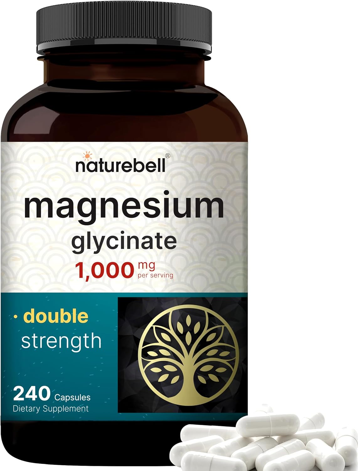 GLICINATO DE MAGNESIO NATUREBELL 1000 MG 240 CAPSULAS