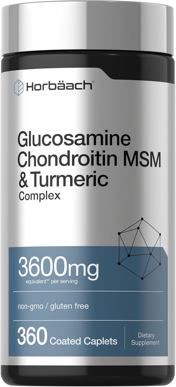 GLUCOSAMINA CONDROITINA 3,600 MG HORBAACH 360 TABLETAS NO GMO