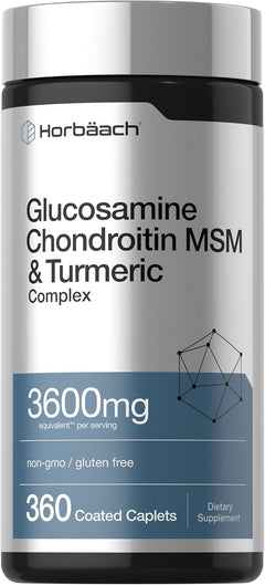 GLUCOSAMINA CONDROITINA 3,600 MG HORBAACH 360 TABLETAS NO GMO