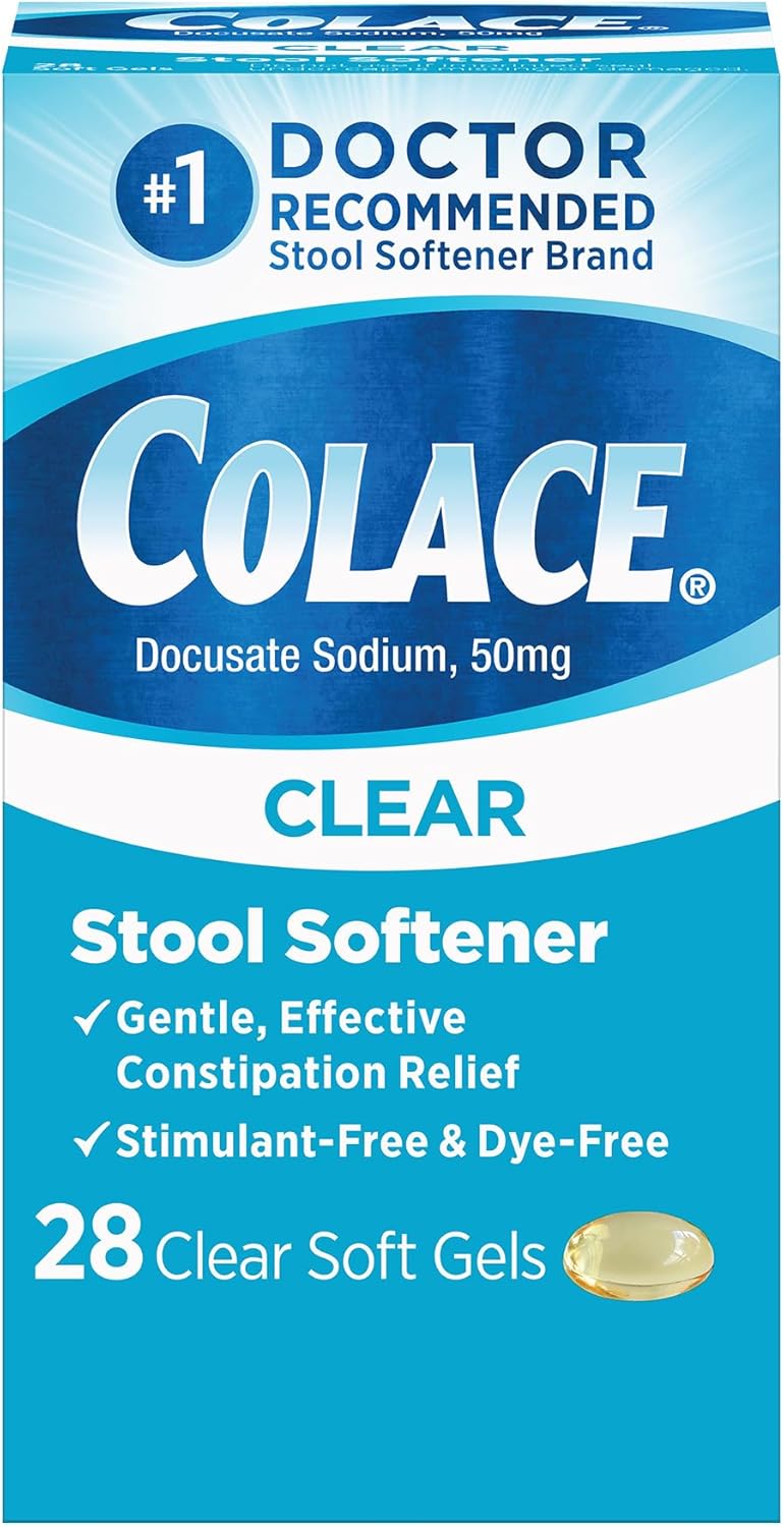 DOCUSATE SOODIUM 50 MG COLACE 28 CAPSULAS BLANDAS COLACE