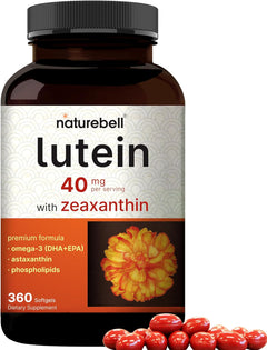 LUTEINA CON ZEAXANTINA NATUREBELL 40 MG 360 CÁPSULAS BLANDAS LUTEIN WITH ZEAXANTHIN