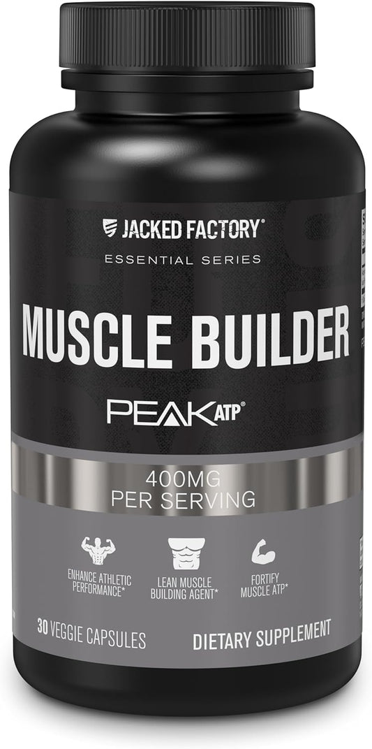 CONSTRUCTOR MUSCULAR 400 MG 30 CÁPSULAS MUSCLE BUILDER JACKED FACTORY