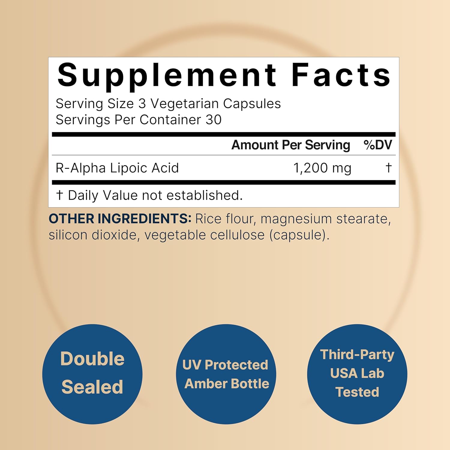 ACIDO ALFA LIPOICO 1200 MG NATUREBELL 90 CAPSULAS