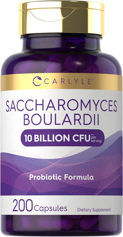 SACCHAROMYCES BOULARDII CARLYLE 10 BILLONES CFU 200 CÁPSULAS