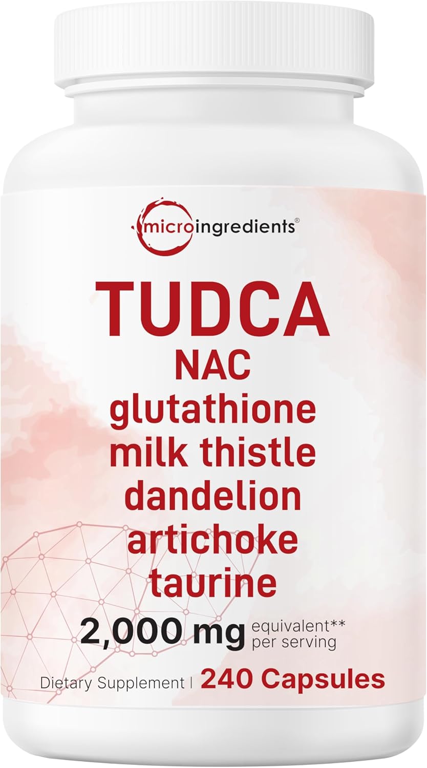 TUDCA COMPLEX 2,000 MG MICROINGREDIENTS 240 CAPSULAS NO GMO