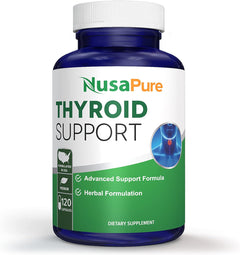 APOYO TIROIDES NUSAPURE 1,068 MG 120 CÁPSULAS NO GMO THYROID SUPPORT