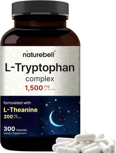 TRIPTOFANO 1,500 MG 300 CAPSULAS  NATUREBELL