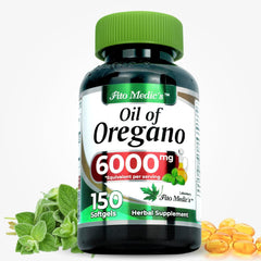 ACEITE DE ORÉGANO 6000 MG 150 CÁPSULAS BLANDAS FITO MEDICS