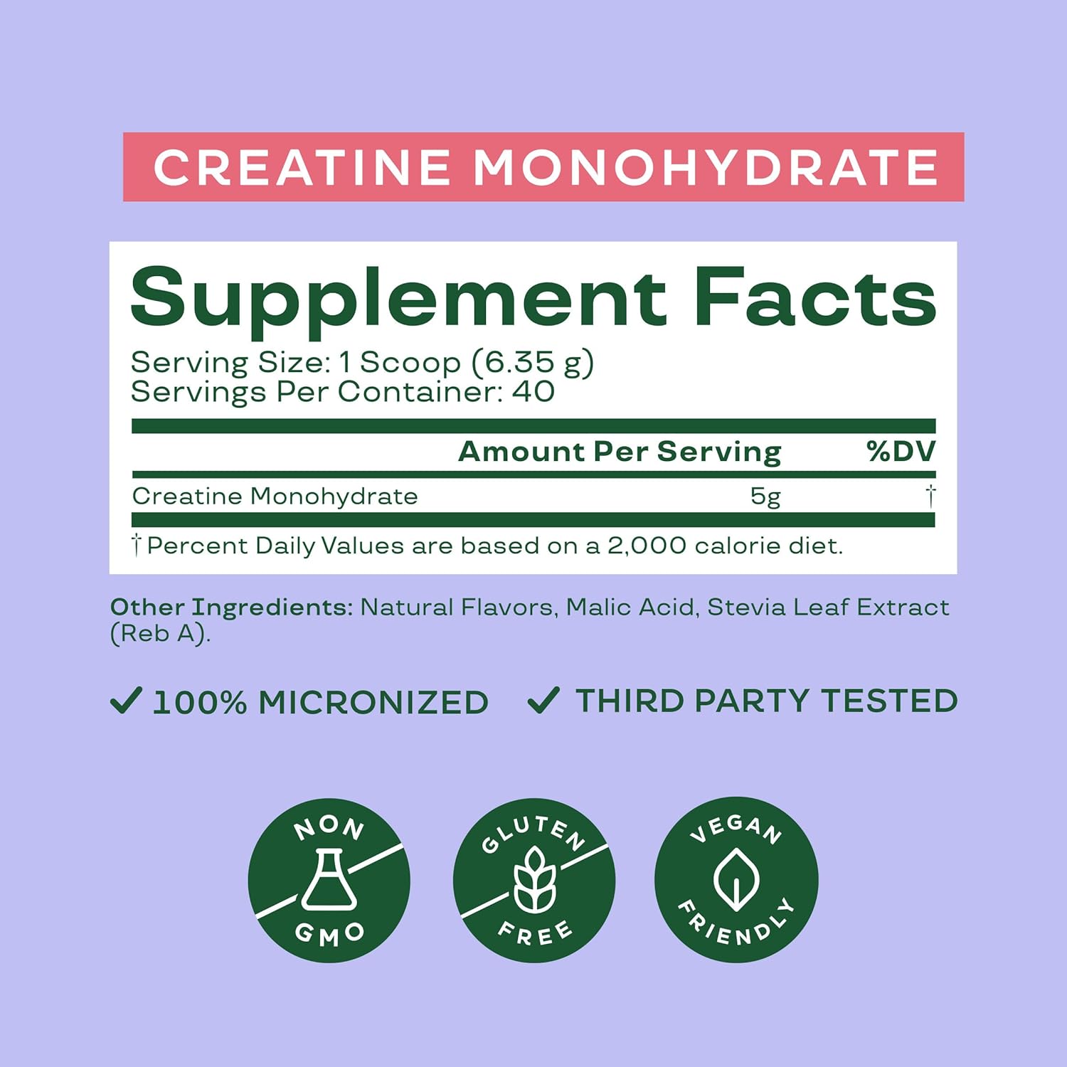 CREATINA MONOHIDRATADA 254 GRAMOS BLOOM 40 SERVICIOS VEGANO NO GMO