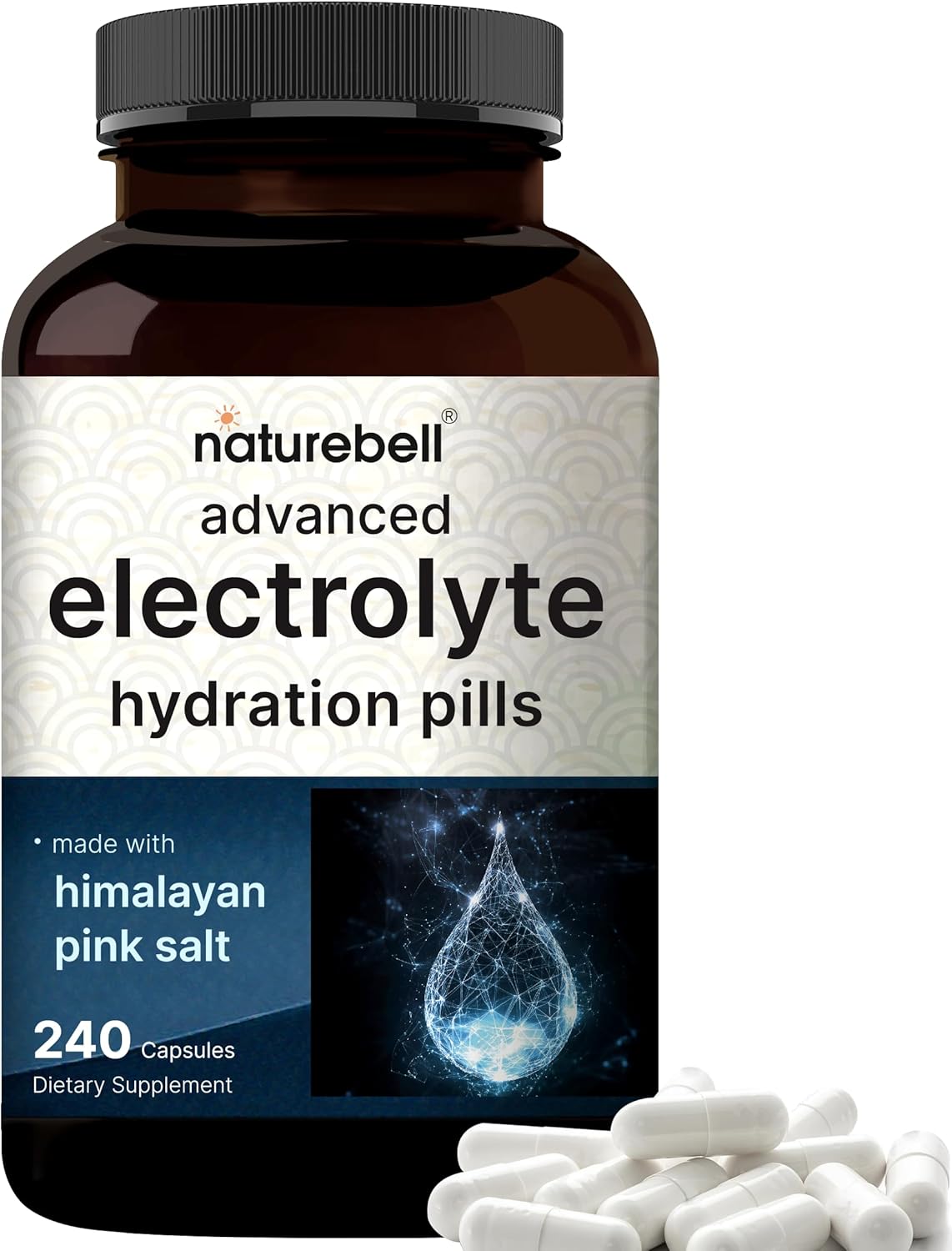 ELECTROLITOS 6 EN 1 NATUREBELL 240 CAPSULAS NO GMO