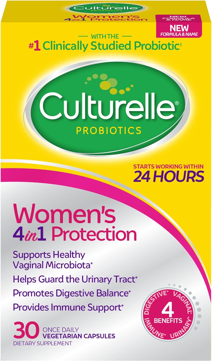 PROBIOTICOS PARA MUJERES 4 EN 1 15 BILLONES CFU 30 CAPSULAS CULTURELLE